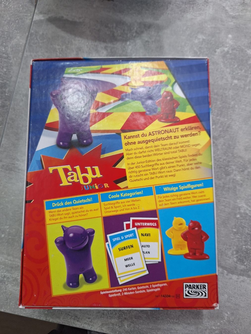 Hasbro Giochi: Tabu Junior Hasbro Spiel – Usato da Egerkingen venduto da Niceli1 1