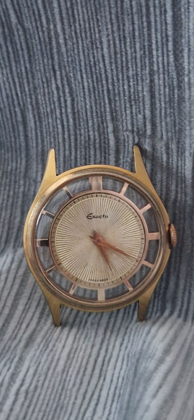 Orologi: Exacto Handaufzug Herrenuhr  – Usato da Reiden venduto da Flohmarkt-77 2