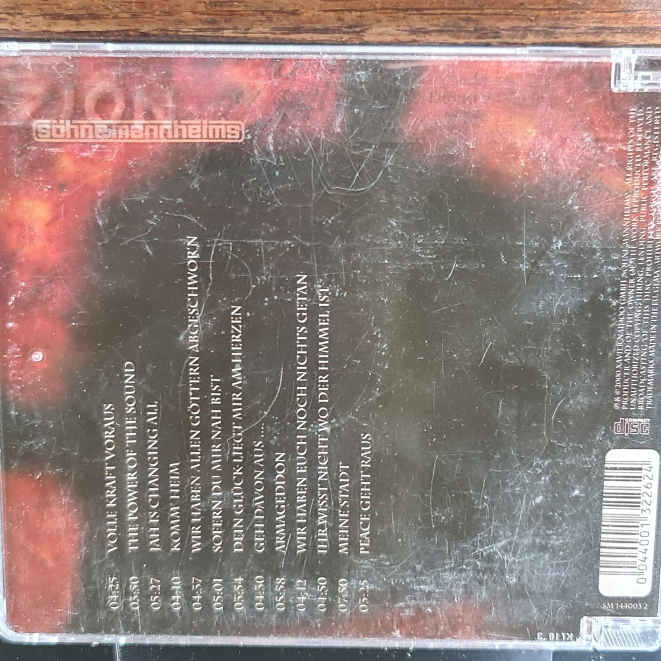 CD: Söhne Mannheims - zion – Usato da Dintikon venduto da Vexi 1