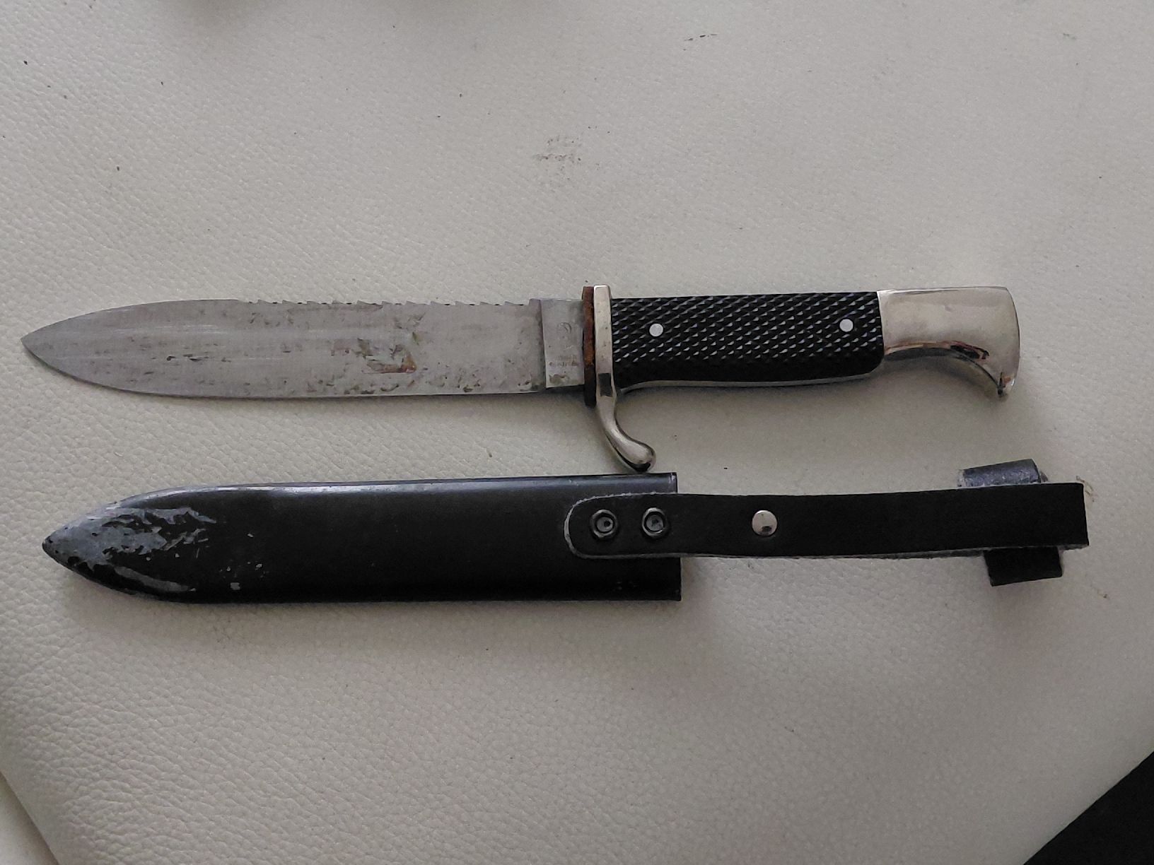 Solingen Besteck: Pfadfindermesser Anton Wingen Solingen mit Scheide alt – Gebraucht aus Belp von mar_76s8 1