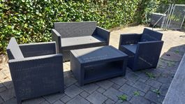 Set Salotto Esterno Rattan Scuro, danni da grandine