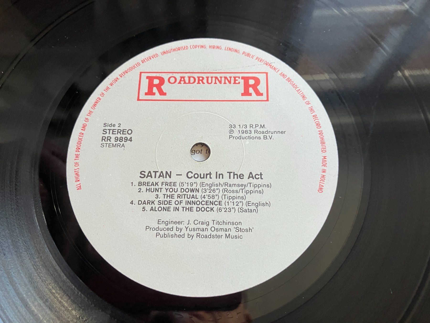 Vinyles: Satan – D'occasion à Aarwangen par Jukebox3 8