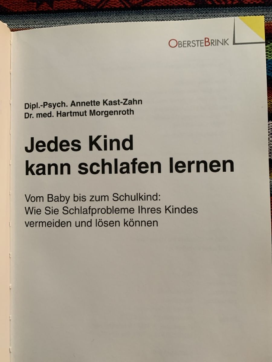 Libri: Jedes Kind kann schlafen lernen – Usato da Wila venduto da Rosenkohl05 1