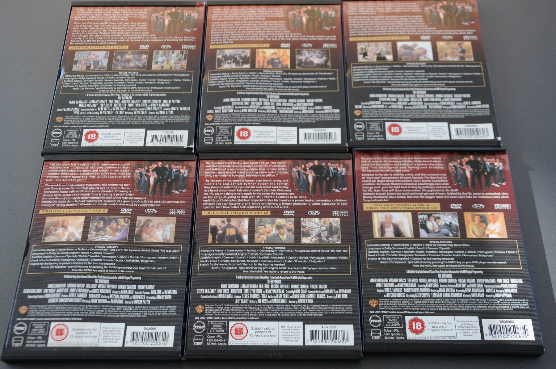 Tutti i DVDs: The Sopranos 1. Staffel – Usato da Meggen venduto da Andrewwilliam 1