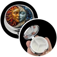 Sonne & Mond Pillendose, Medikamentenbox, Organizer/Neu