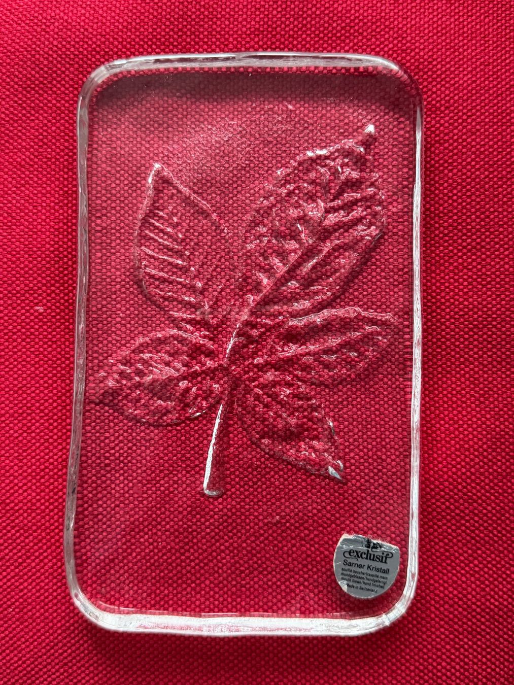 Glasi Hergiswil Piatti di portata: Sarner Glas Butterplatte – Usato da Jona venduto da Cleo125 2