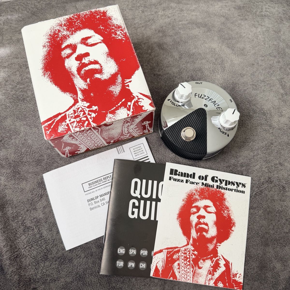 Strumenti musicali: Dunlop Fuzz Face Mini FFM6SE Hendrix Box Set – Usato da Uitikon Waldegg venduto da AndersWohoo