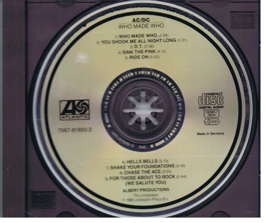 CDs: AC/DC / Who made who – Gebraucht aus Unterengstringen von  2