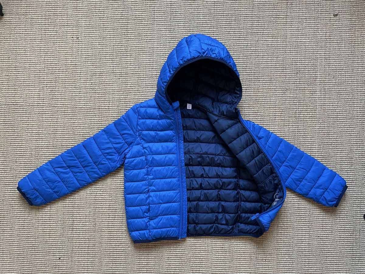 Okaidi Giacche & Cappotti: Okaidi Steppjacke Jungen blau Gr. 140 – Usato da Zürich venduto da EliseSchmitz 2