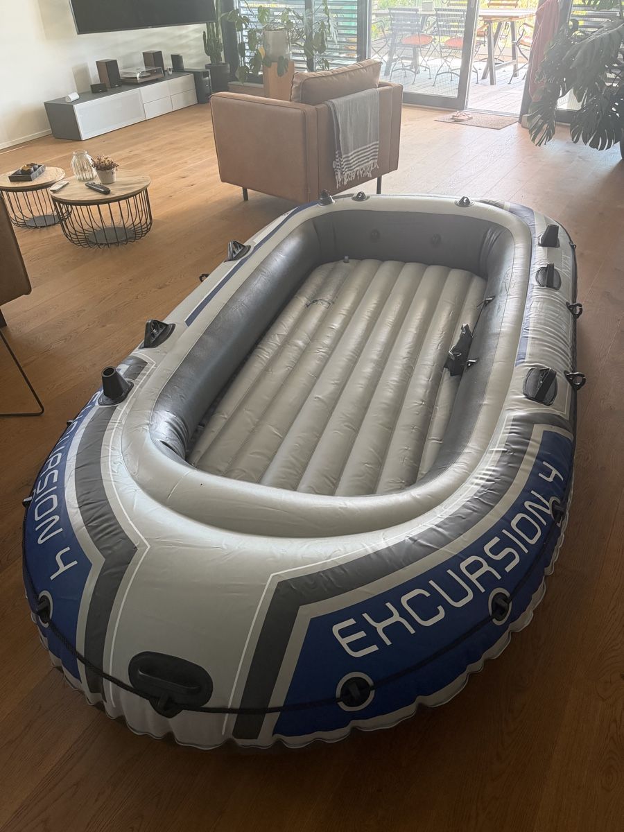 Boote: Schlauchboot 4 Per. Intex Excursion 4 – Gebraucht aus Niederrohrdorf von pis87 1
