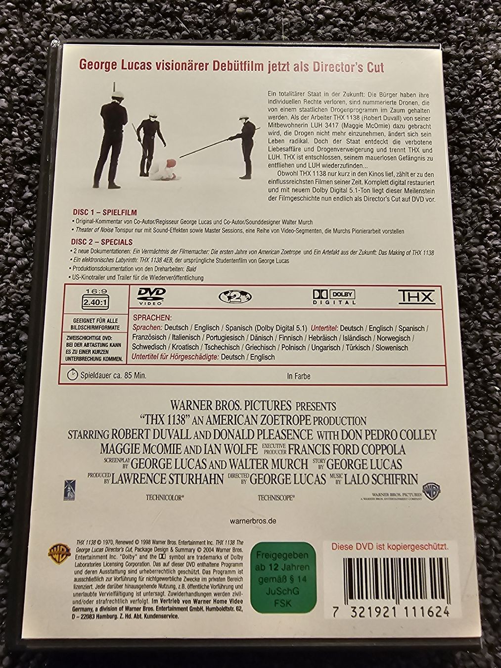 Alle DVDs: THX 1138 (18514) – Gebraucht aus Ruswil von jan_bxl5 1