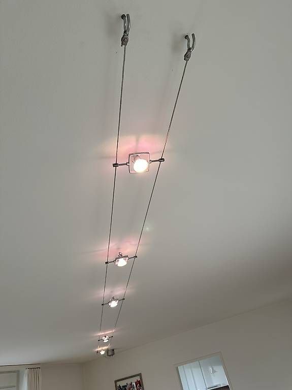 Lampadari & plafoniere: Schöne Deckenleuchte Seilzugsystem mit 5 Leuchtmitteln – Usato da Basel venduto da kruepi 1