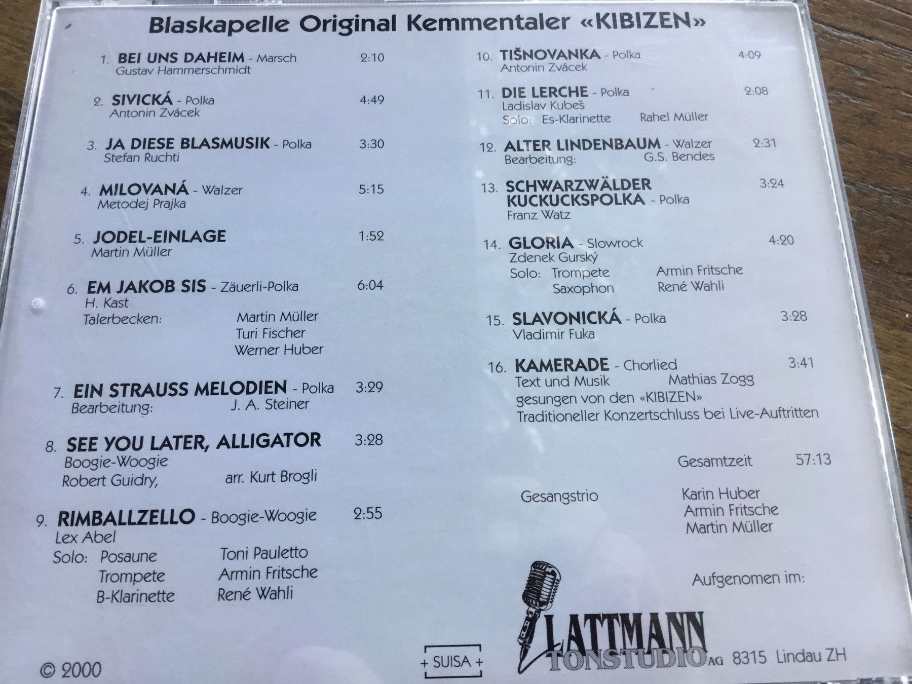 CD: Blaskapelle Kibizen "ufsteller us em Thurgau" CD – Usato da Thierachern venduto da sweden08 1