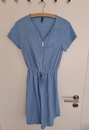 Sommerkleid / Kleid blau Gr. S von Chicorée (wenig getragen)