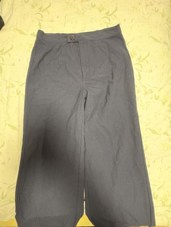 Damen Hose weit geschnitten dunkelblau guter Zustand