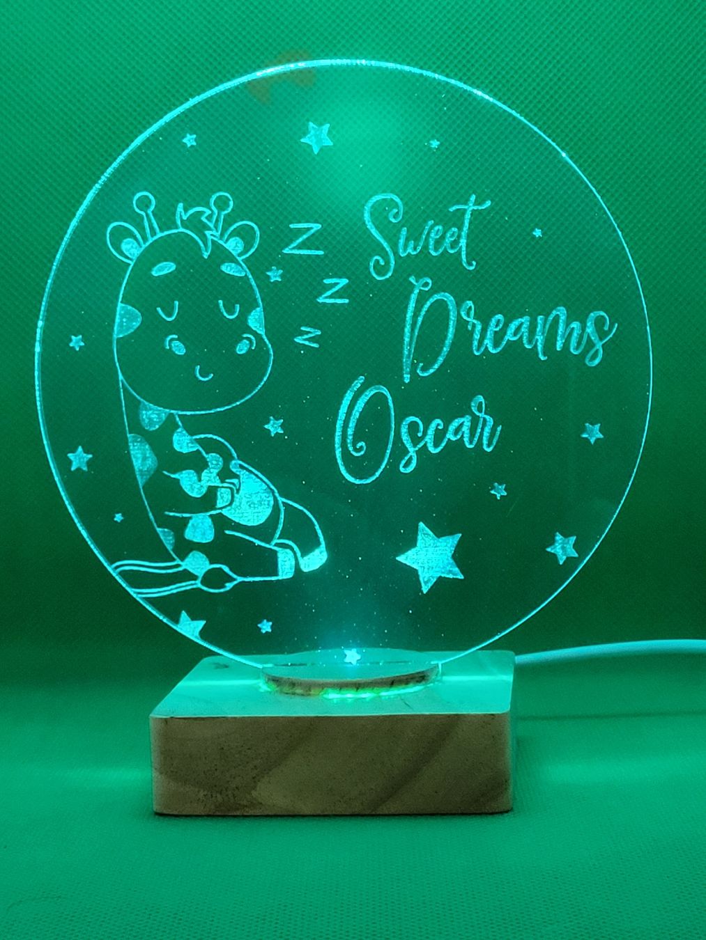 Lampade: Veilleuse LED personnalisée girafe – Nuovo e nell'imballaggio originale da Bevaix venduto da xav_78cd 3