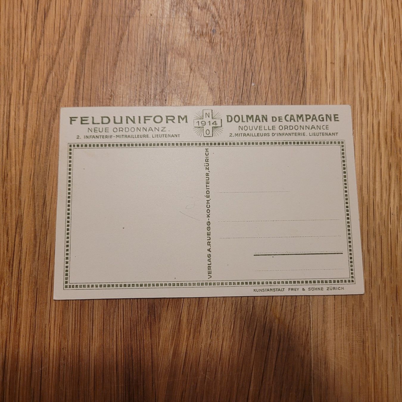Cartoline postali: Carte Postale AK Militär – Usato da Biel/Bienne venduto da Destockweb 1