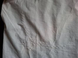 Feiner,sehr alter, vintage Kissenbezug, Handarbeit, bestickt