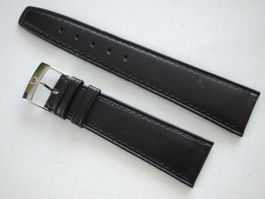 Omega 21mm schwarz Bracelet & Omega 16mm Schnalle