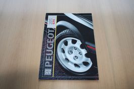 Peugeot 205 GTI 1.9 CH Prospekt Jahrgang 8/1991
