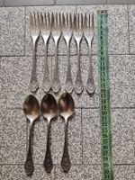 Besteck Set Peka 90-18 versilbert 9 Teile gebraucht