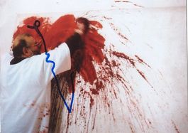 Hermann Nitsch 1938-2022 Autogramm signiert Foto 13x18cm