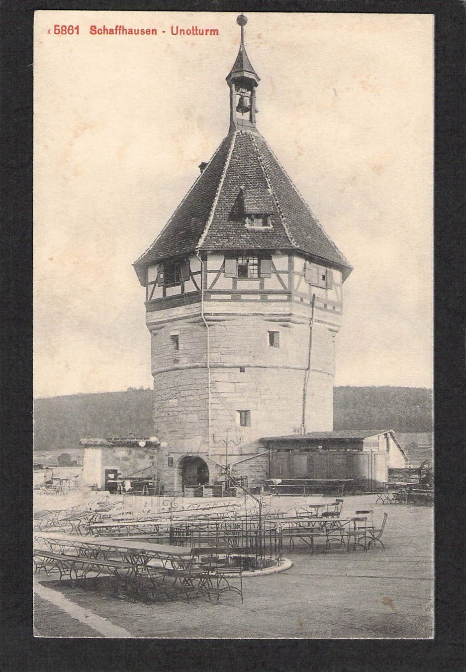 Cartoline postali: AK. SH , Schaffhausen , Unothurm – Usato da Reichenburg venduto da Pipo-67