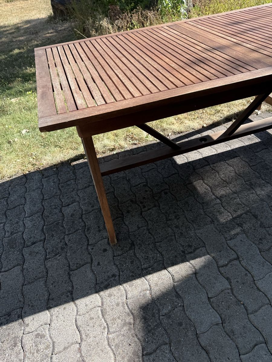 Tavoli: Gartentisch Teak Holz Ausziehbar – Usato da Bern venduto da Delamer 2