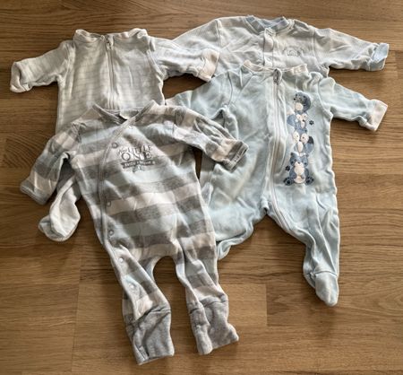4er-Set Baby Strampler (Feetje, Bio u.a.), Gr. 56,