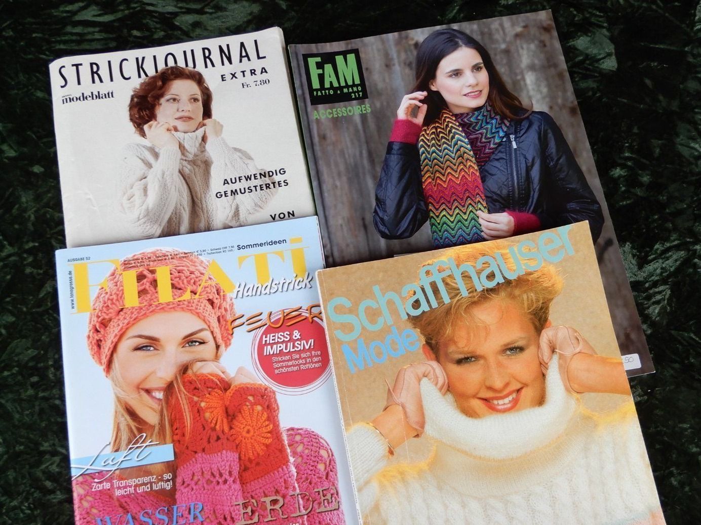 Zeitschriften & Magazine: 4 STK DIVERSE STRICKHEFTE – Gebraucht aus Huttwil von Kunterbuntli