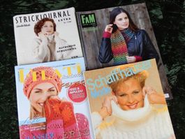 4 STK DIVERSE STRICKHEFTE