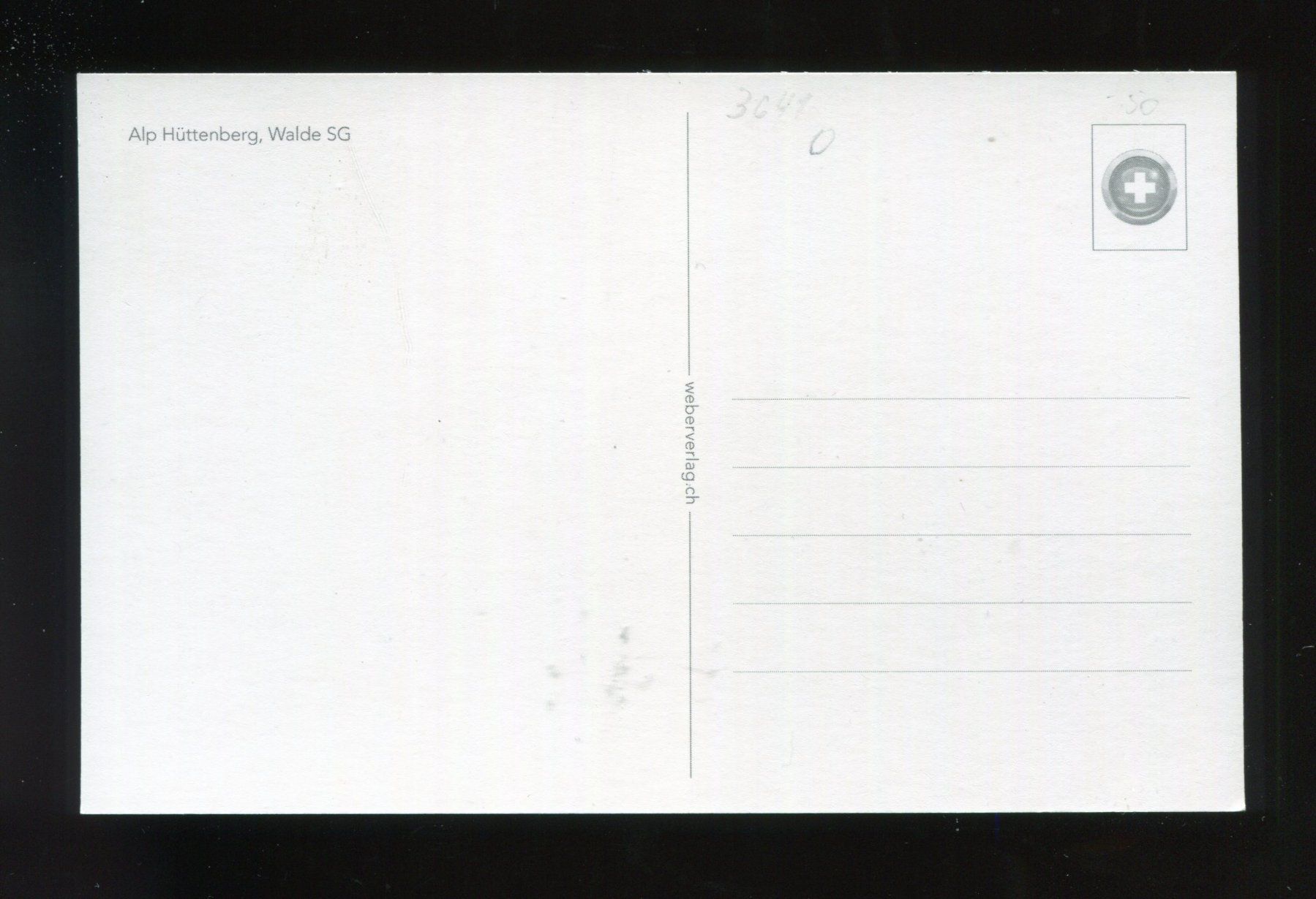 Cartoline postali: Walde, Alp Hüttenberg – Usato da Aarau venduto da Elmaar41 1