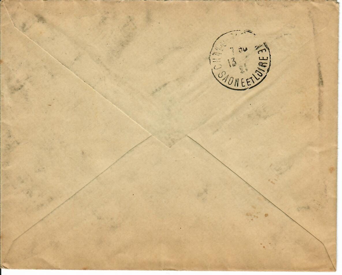 Tutti i francobolli: Brief, Courtemaiche - nach  Frankreich 1921 – Usato da Hochdorf venduto da Ziegel-16 1