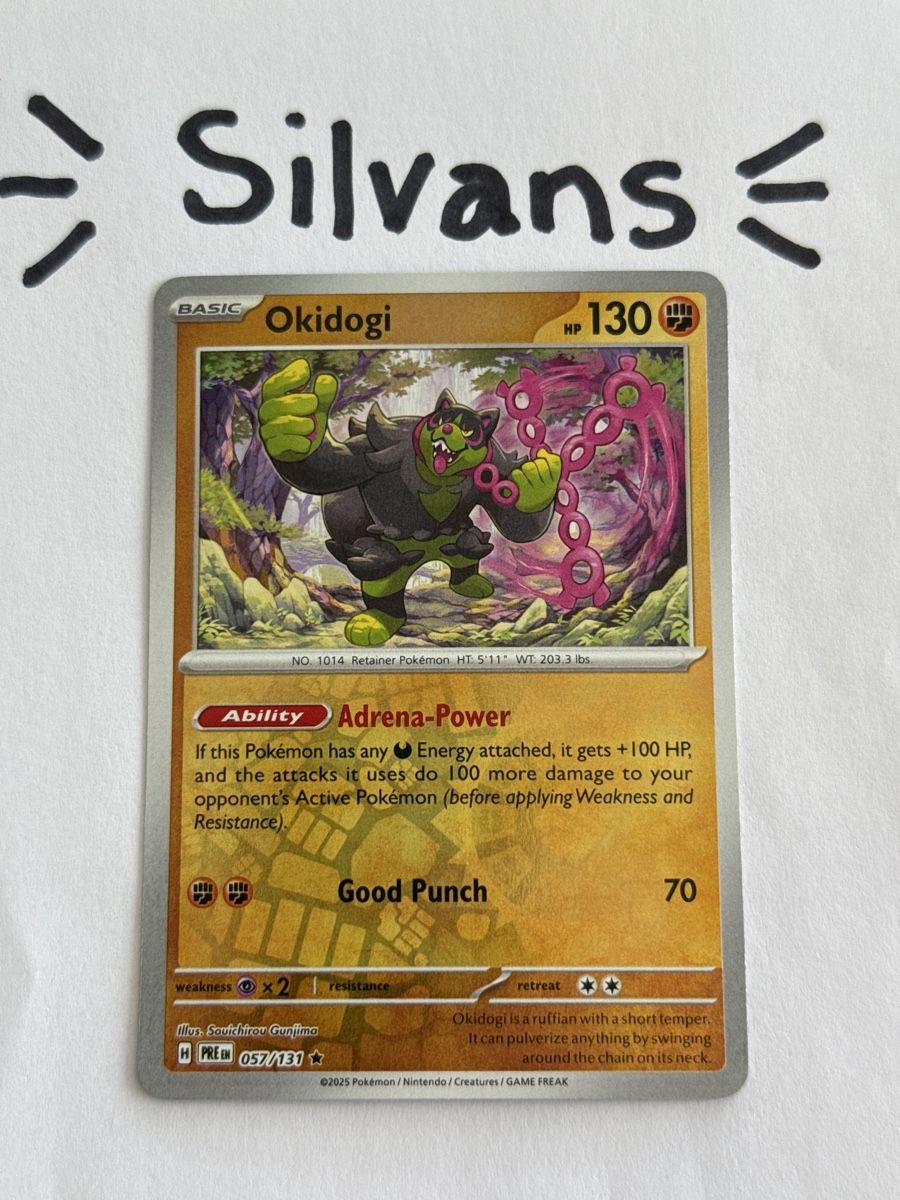 Pokémon Cartes à collectionner: Okidogi Reverse Holo 057/131 Prismatic Evolutions Englisch – Neuf (Voir description) à Wil SG par Silvans