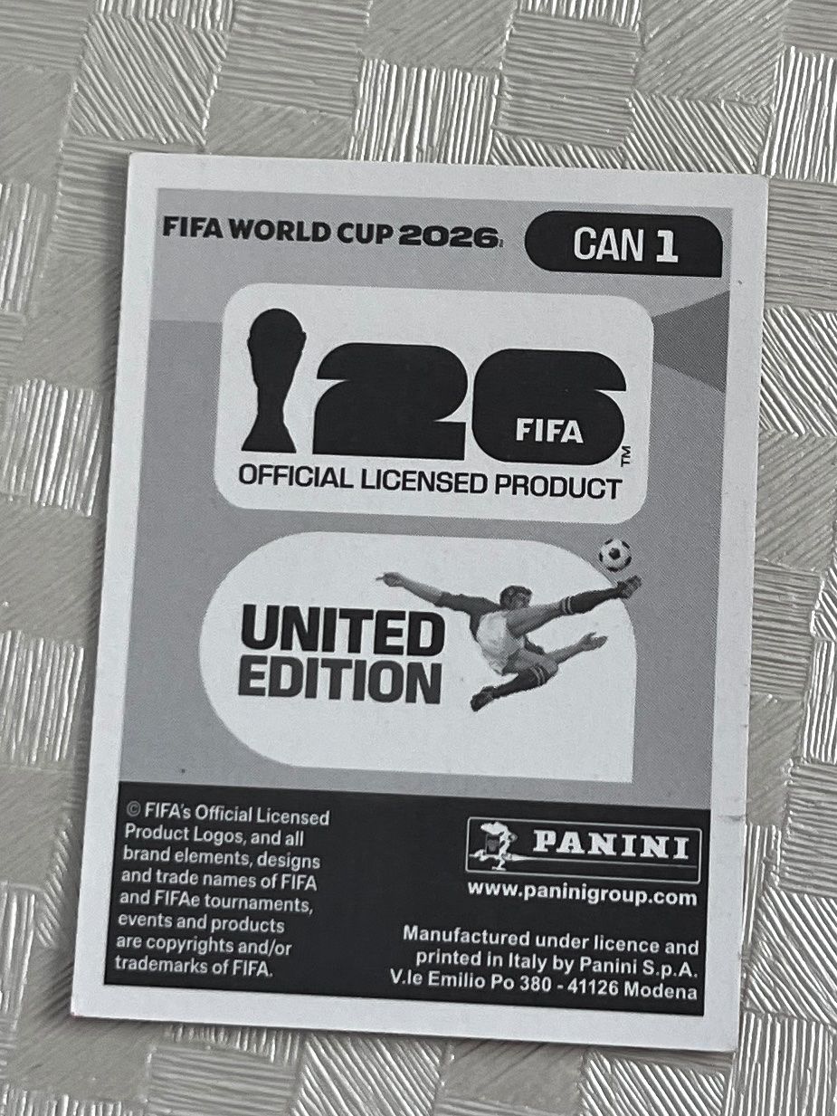Panini Sammelbilder & Trading cards: Panini Fifa Word Cup 2026 CAN 1 – Gebraucht aus Winterthur von Numero1 1