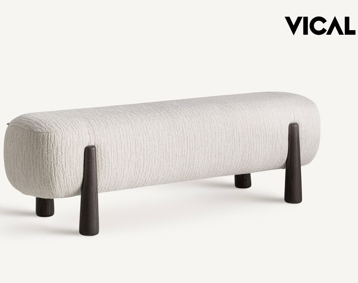 Panchine: VICAL Hocker Bank /Design-Möbel Lounge Ottomane – Nuovo e nell'imballaggio originale da Ruswil venduto da Miami-2026 1
