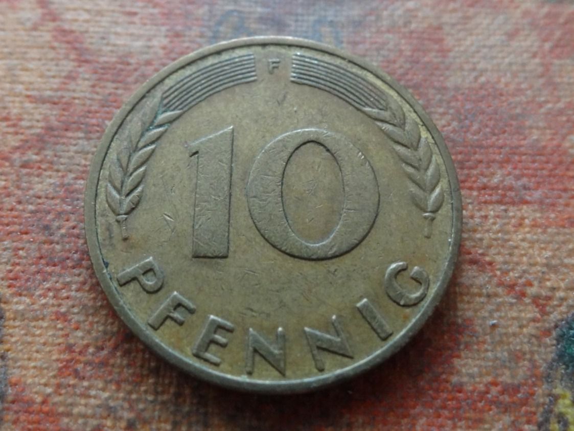 Tutti le monete: DEUTSCHLAND 10 Pfennig 1971 – Usato da Romanel-sur-Lausanne venduto da Swift13 1