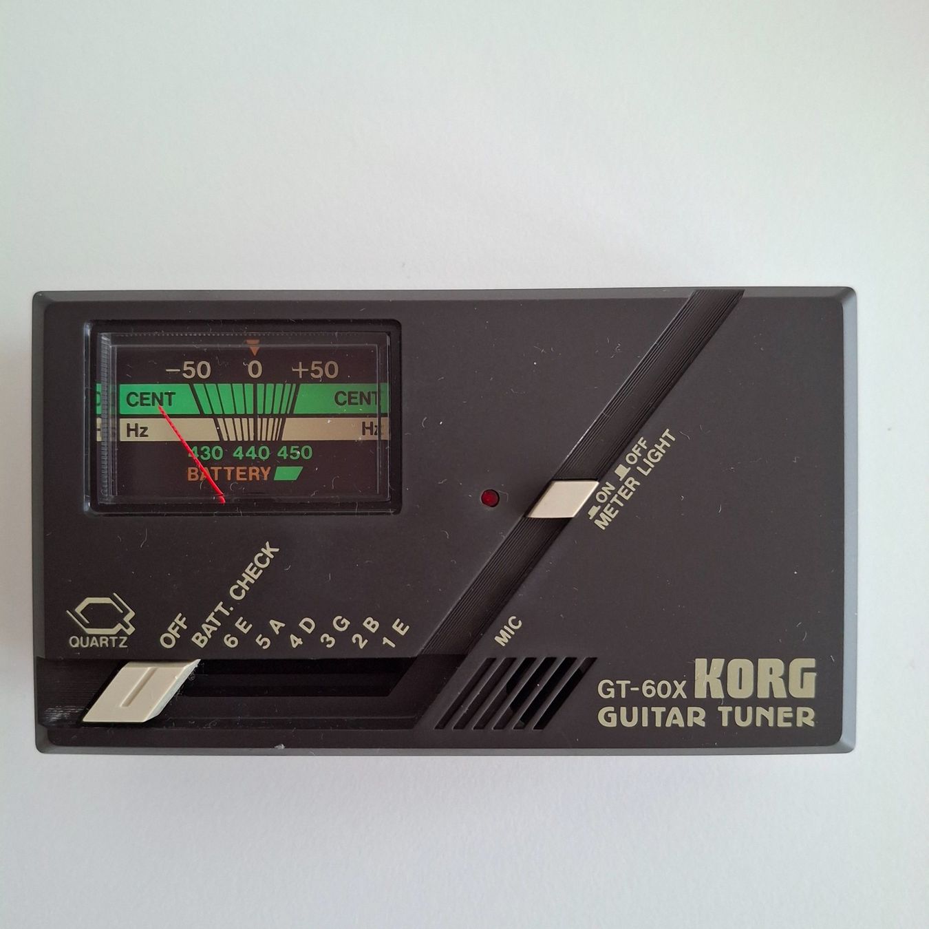 Radiocomunicazione: Korg GT-60X Guitar Tuner, Stimmgerät – Usato da Hochdorf venduto da wrz_6x2d