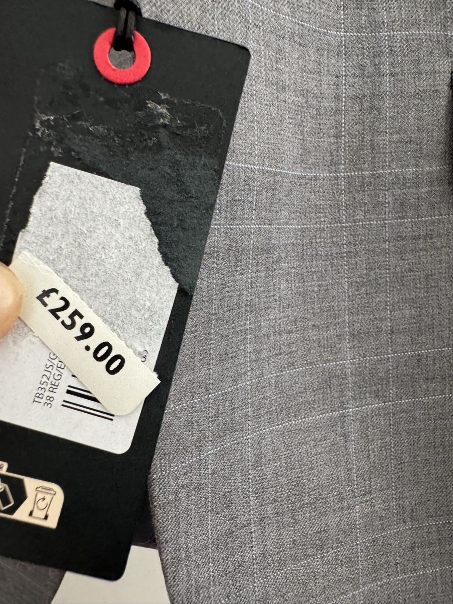 Ted Baker Giacche: Ted Baker wool grey blazer – Nuovo e nell'imballaggio originale da Zürich venduto da di_archive 4