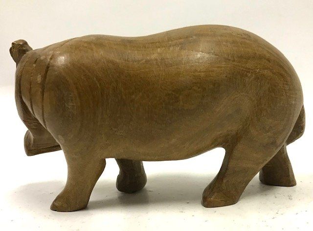 Statuette: Nilpferd aus Holz geschnitzt – Usato da Zürich venduto da gigimai67 3