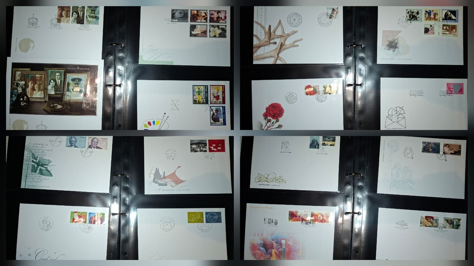Alle Briefmarken: 78 Briefe / FDC Norwegen  – Gebraucht aus Balgach von SIMEON27 2