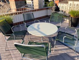 Schaffner Davos Salontisch, klappbar, pastellgrün