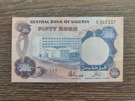 Nigeria 50 Kobo ND73 !!!!!!