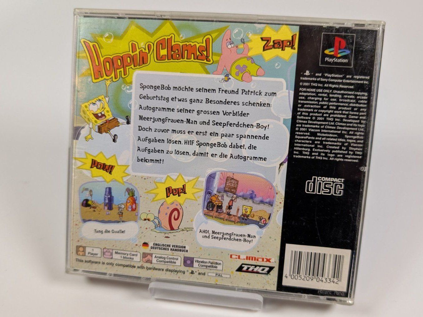 Sony Giochi: Spongebob Supersponge Playstation - 1 - PS1 – Usato da Ostermundigen venduto da TradeLab 1