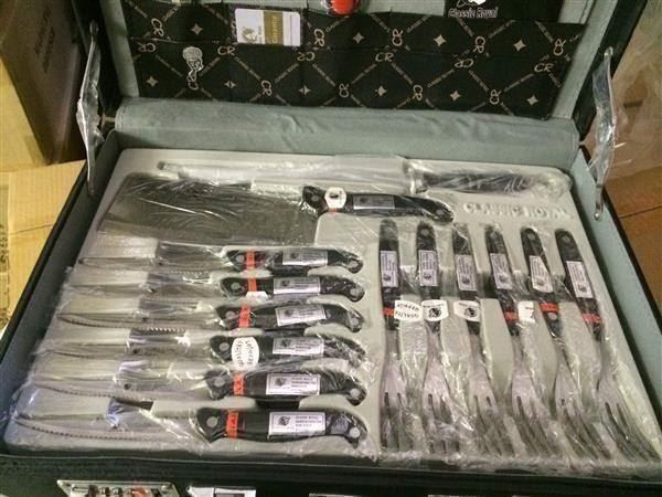 Coltelli: Neu! 24-teiliges Messerset mit Koffer – Nuovo e nell'imballaggio originale da Necker venduto da liq24 1