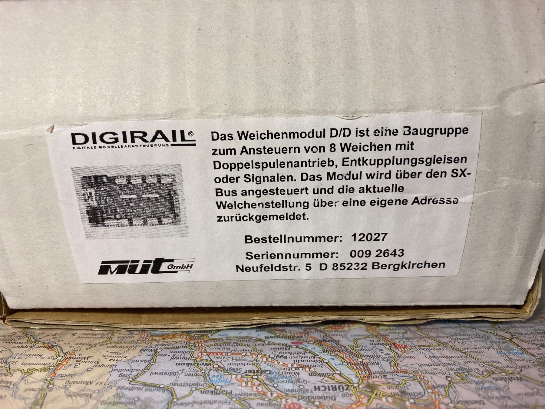 Modellini di ferrovie: DIGIRAIL Weichenmodul D/D  für das Selectrix System – Nuovo e nell'imballaggio originale da Jona venduto da Bra-Aug