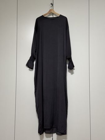 Damen Kleid grau Maxilänge Grösse S/M guter Zustand