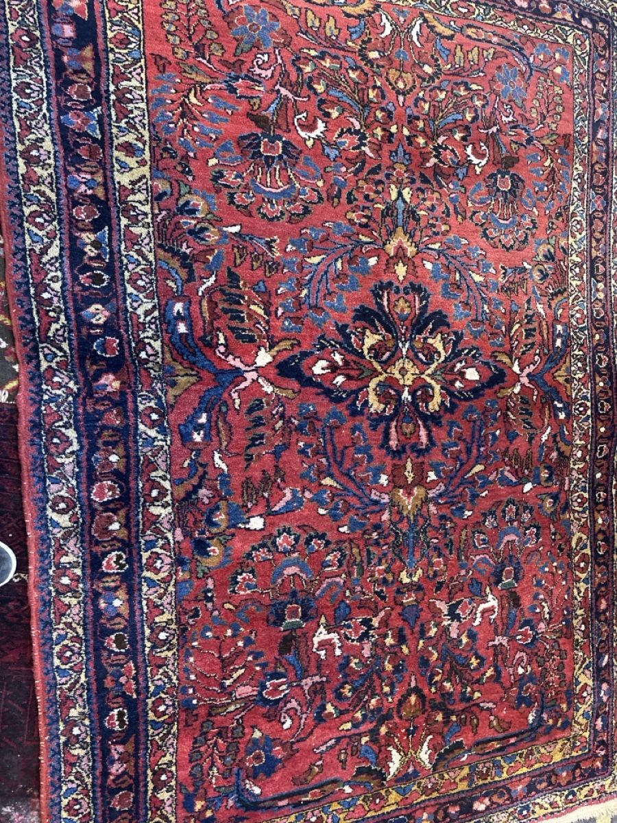 Tappeti: Orientteppich rot mit Muster und Fransen Grösse L – Usato da Niederhasli venduto da abd_bm8t 5