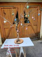 Arbre de Pâques fait main en bois