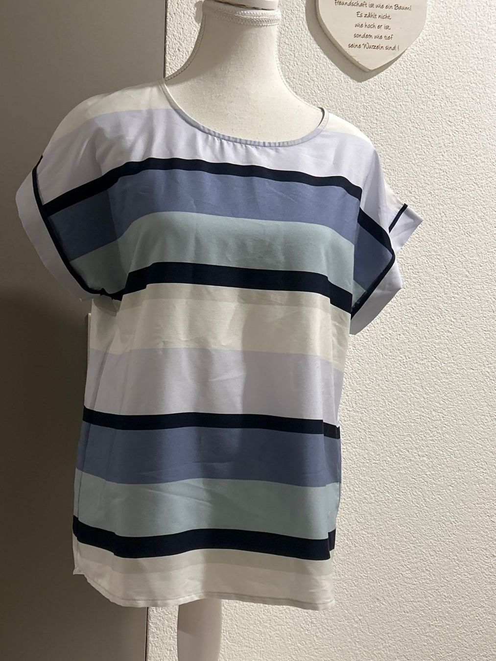 T-shirt: Shirt weiss  gestreift von MONTEGO Gr. 36 – Usato da Brunnen venduto da Nala2929 1